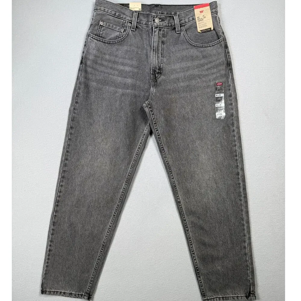 Levi's Mens 550 92 Relaxed-Fit Jean, Gray Worn In 32x30 $80